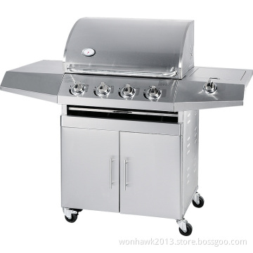 4 Burners Stainless Steel BBQ